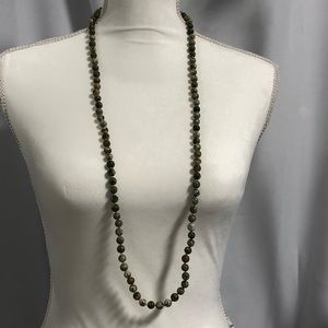 Handmade Green Beaded Necklace